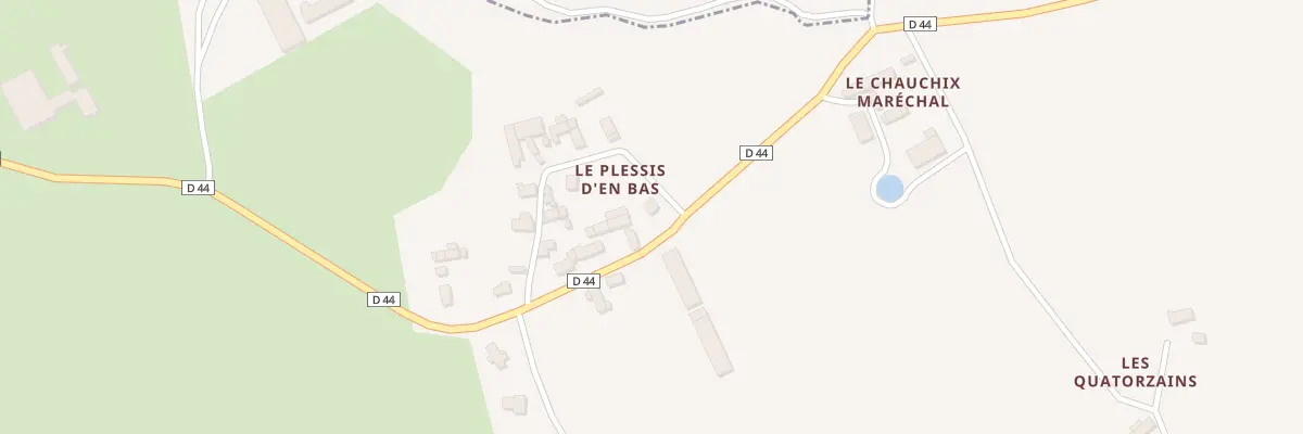 Plan du 85 Le Plessix d’En Bas à Trédaniel