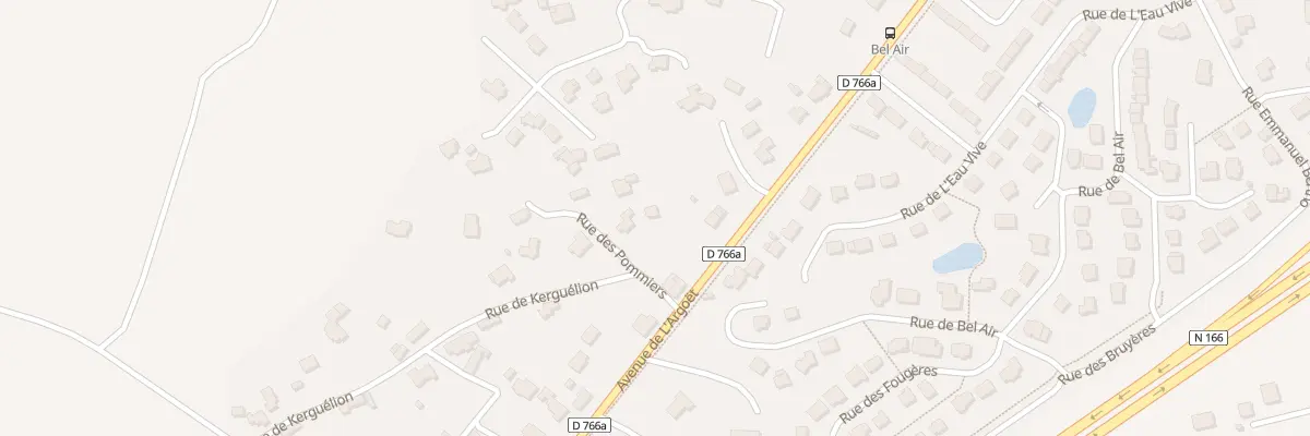 Plan du 1B Rue des Pommiers à Elven