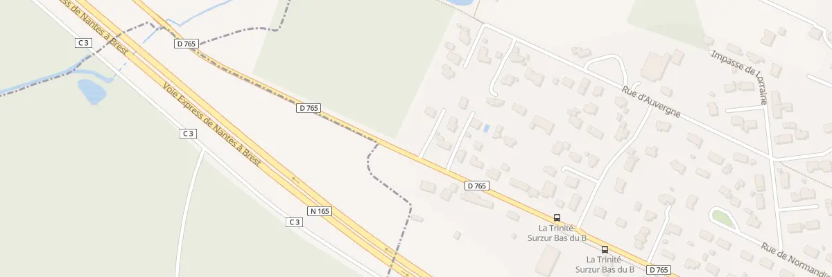 Plan du 66 Rte des Vénètes à La Trinité-Surzur