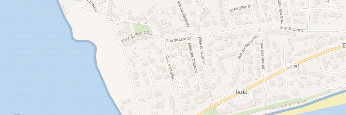 Plan du 3 Rue le Muellec à Damgan