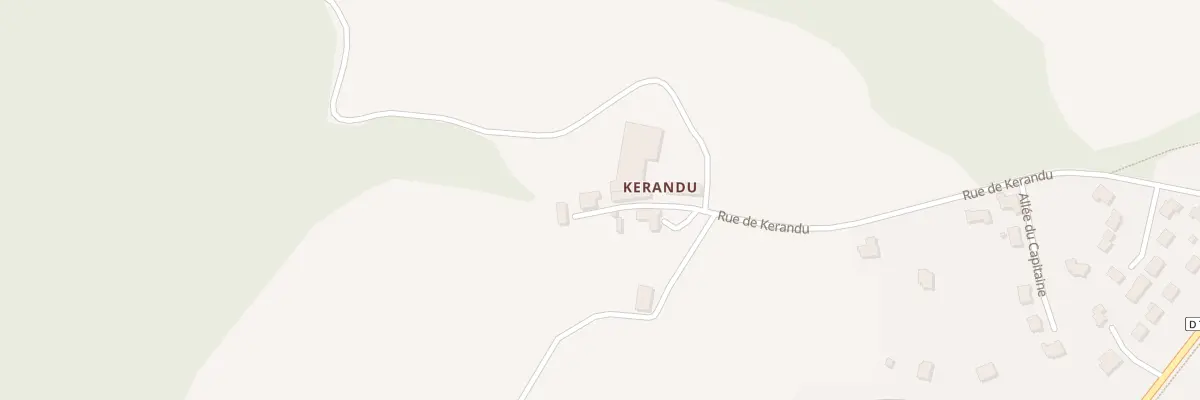 Plan du 6381 Kerandu à Elven