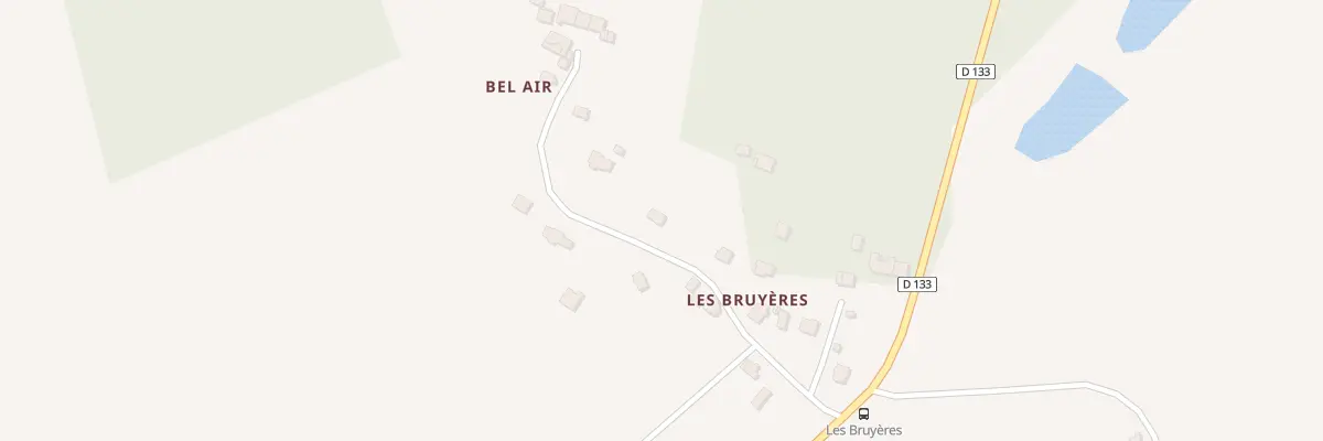 Plan du 222 Les Bruyeres à Trédion