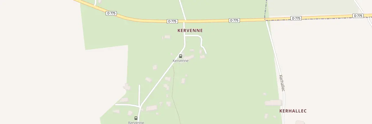 Plan du 5069 Kervenne à Treffléan