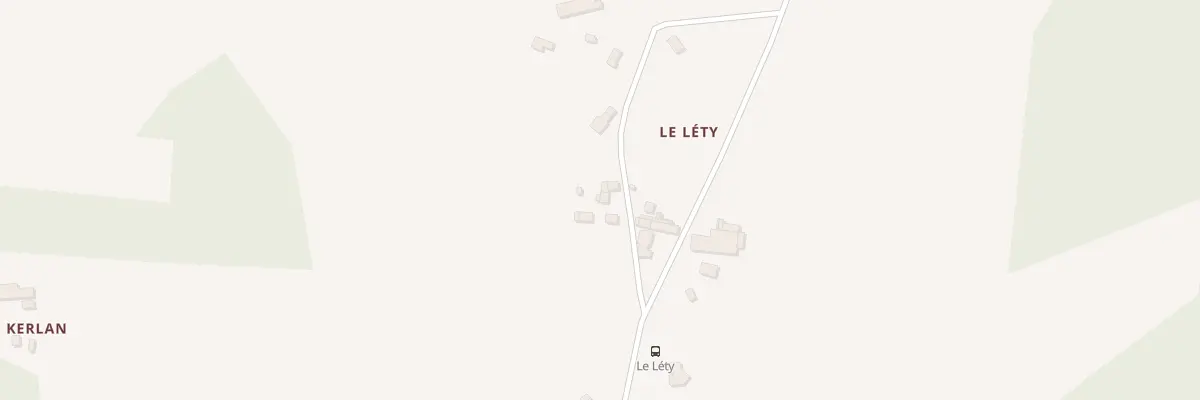 Plan du 10 Le Léty à Trédion