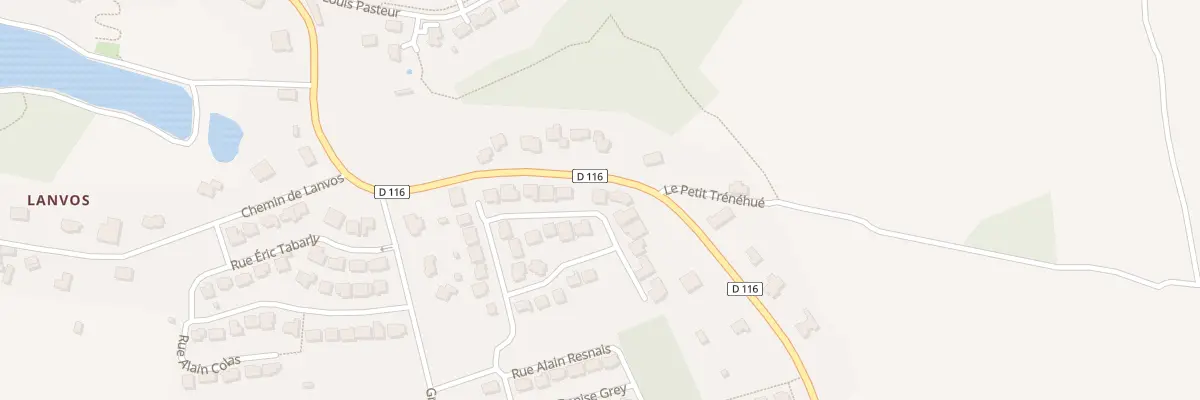 Plan du 25 Rue Gilles Gahinet à Treffléan