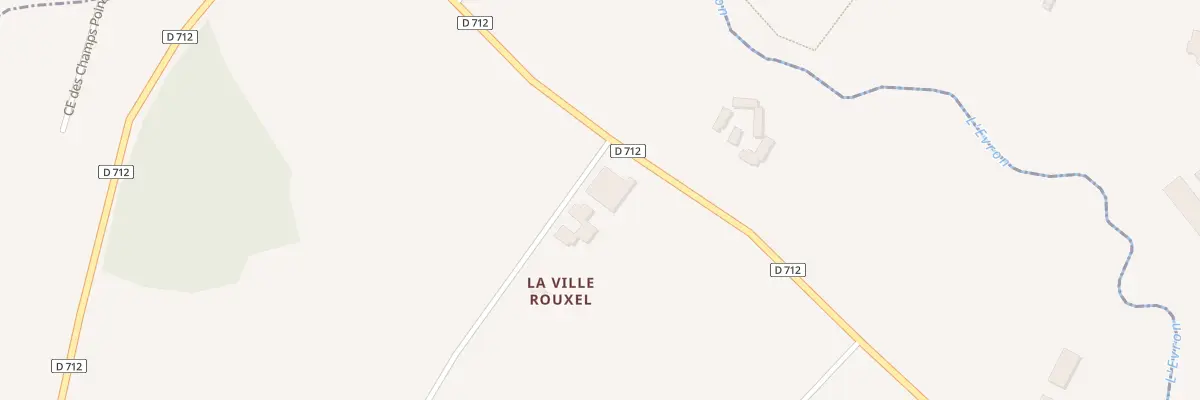 Plan de Ville Rouxel à Pommeret