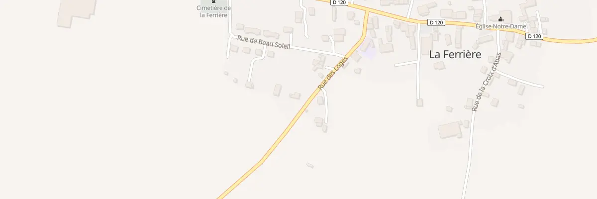 Plan du 6 Rue des Loges à Plémet