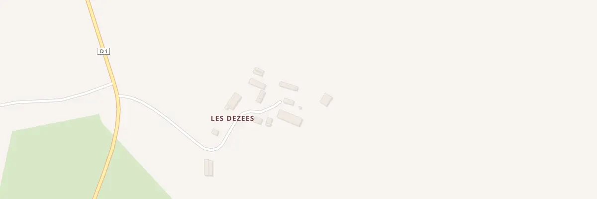 Plan du 28 Les Dézées au Mené