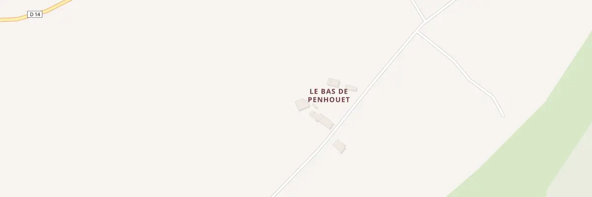 Plan du 4 Bois de Penhouet au Mené