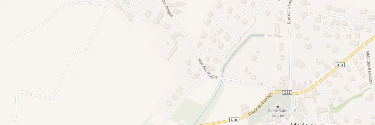 Plan du 1 Rue des Plages à Lamballe-Armor