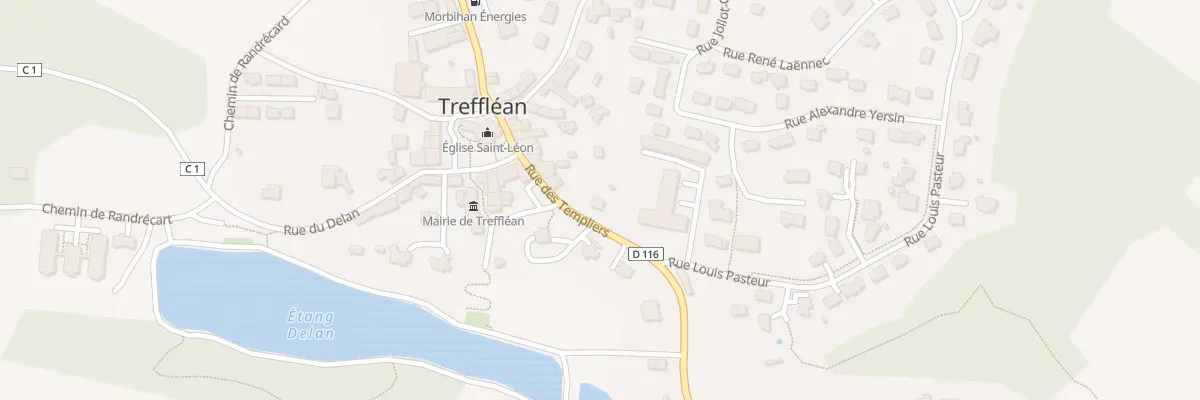 Plan du 17 Rue des Templiers à Treffléan