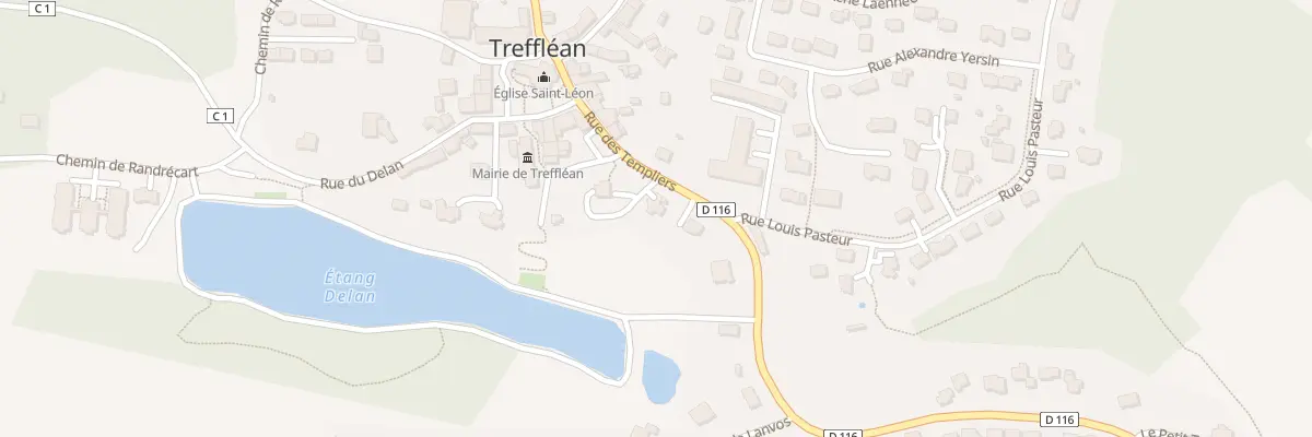 Plan du 8 Rue des Templiers à Treffléan