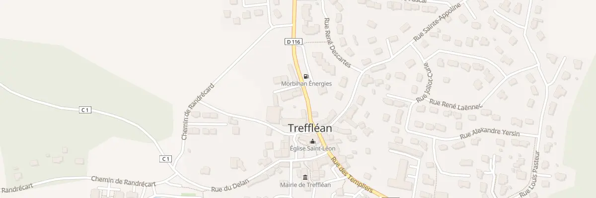 Plan du 5 Rue du Dévéhat à Treffléan