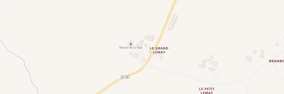 Plan du 5184 Le May à Guéhenno