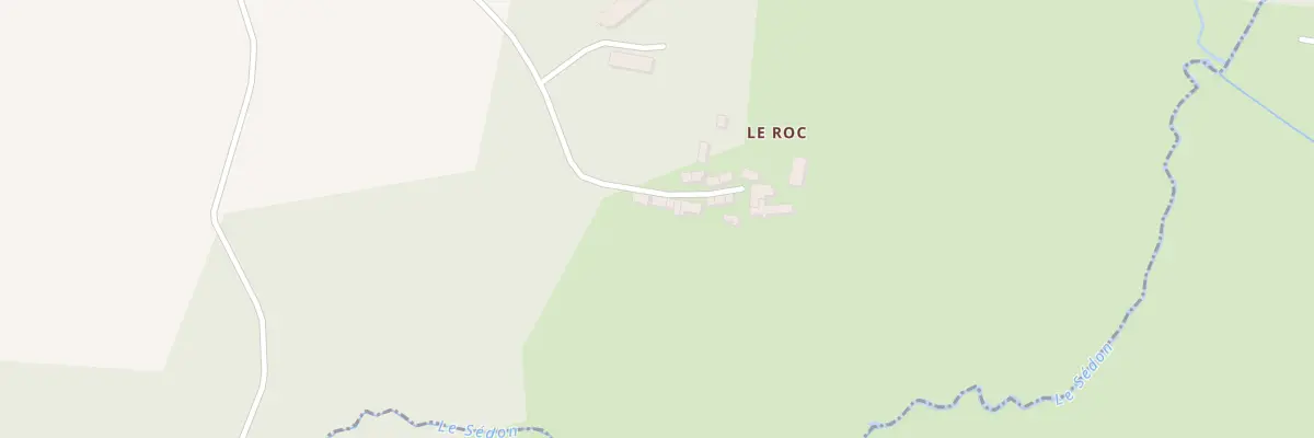 Plan du 5405 Le Roc à Guéhenno