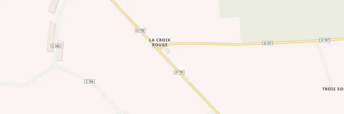 Plan du 5516 La Croix Rouge à Forges de Lanouée