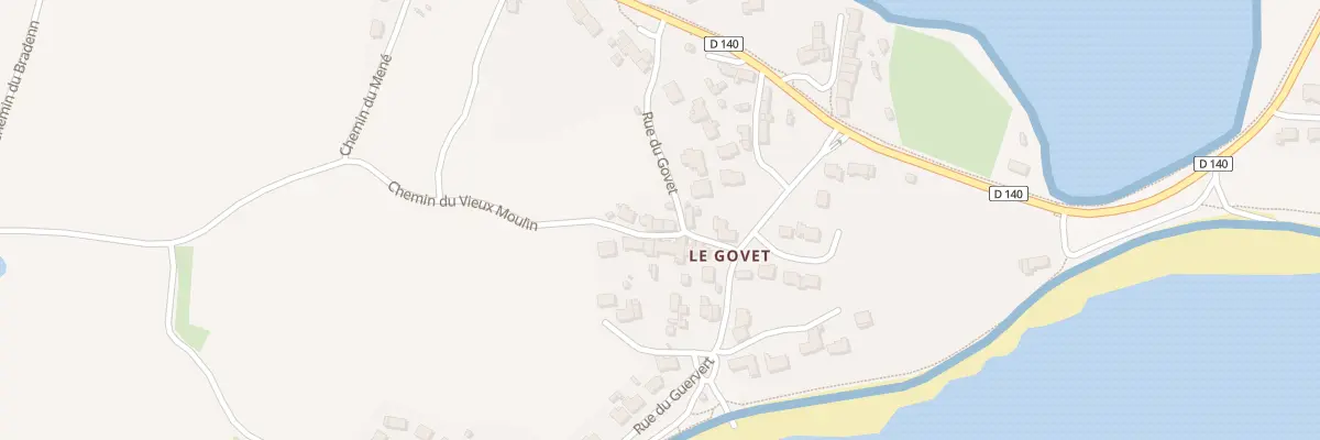Plan du 7 Rue du Govet à Damgan