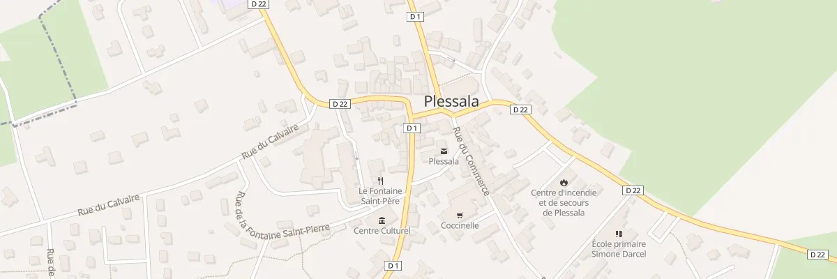 Plan du 3 Rue de la Poste au Mené