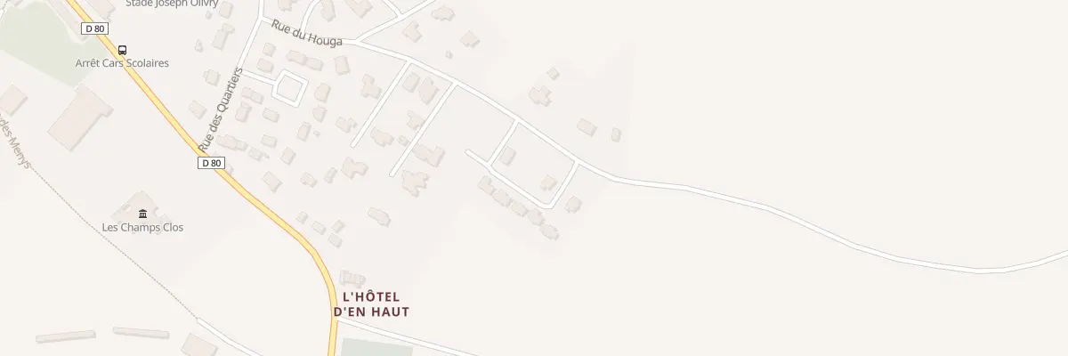 Plan du 5 Rue des Pommiers à Pommeret