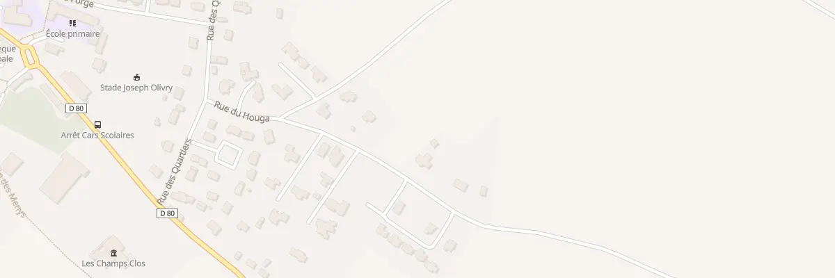 Plan du 13B Rue du Houga à Pommeret