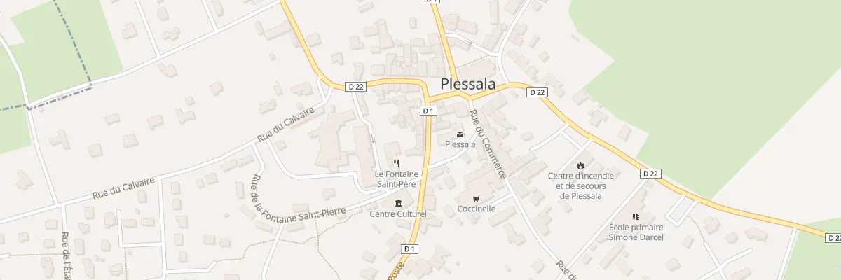 Plan du 8 Rue de la Poste au Mené