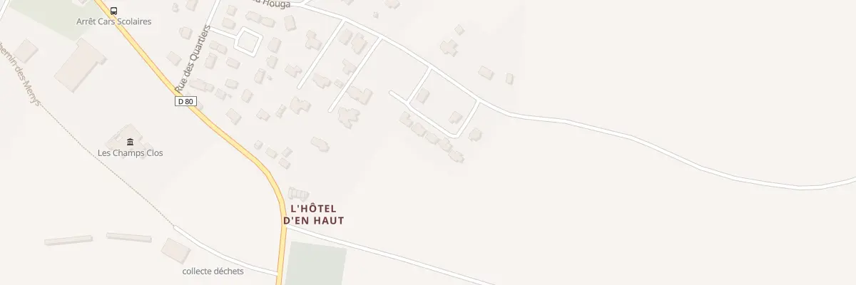 Plan du 10 Rue des Pommiers à Pommeret