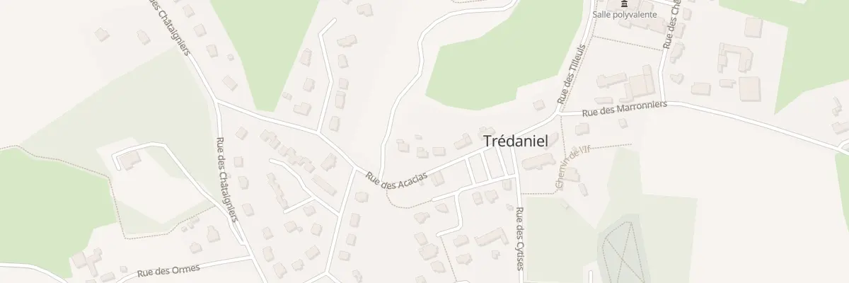 Plan du 2 Rue des Acacias à Trédaniel