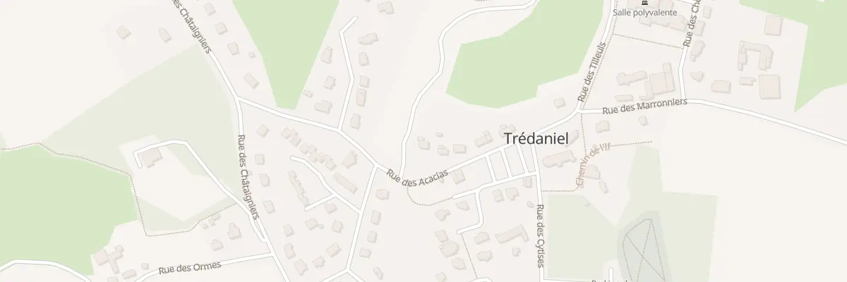 Plan du 4 Rue des Acacias à Trédaniel