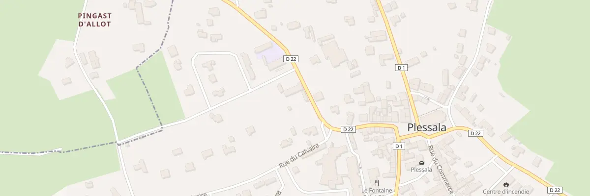 Plan du 15 Rue du Docteur Bellamy au Mené