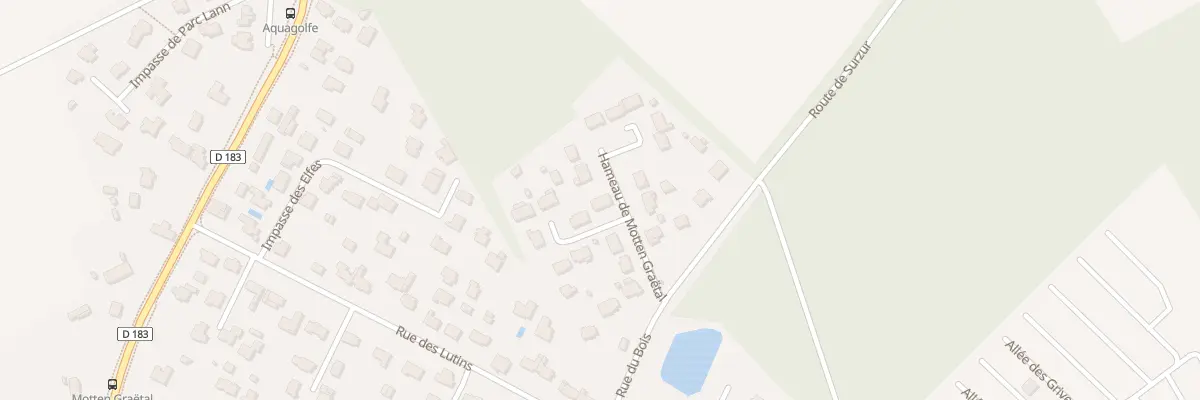 Plan du 5821 Rue du Bois à Surzur