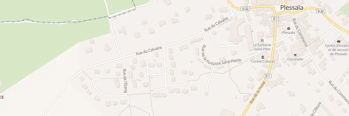 Plan du 3 Rue François Mitterrand au Mené