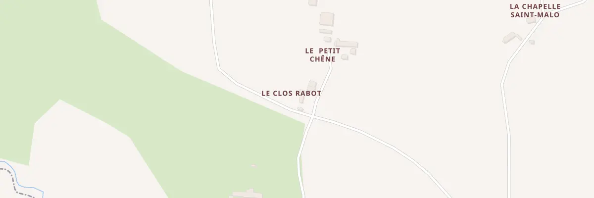 Plan du 1 Le Clos Rabot à Bréhand