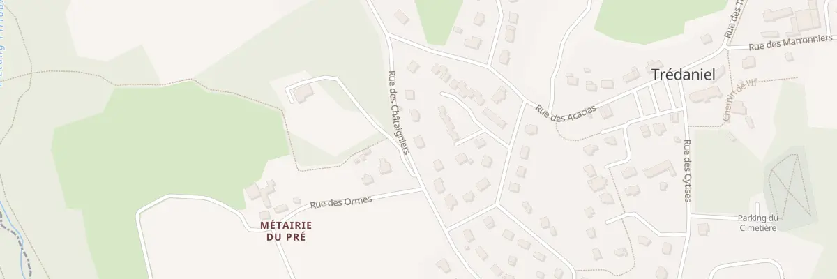 Plan du 26 Rue des Châtaigniers à Trédaniel