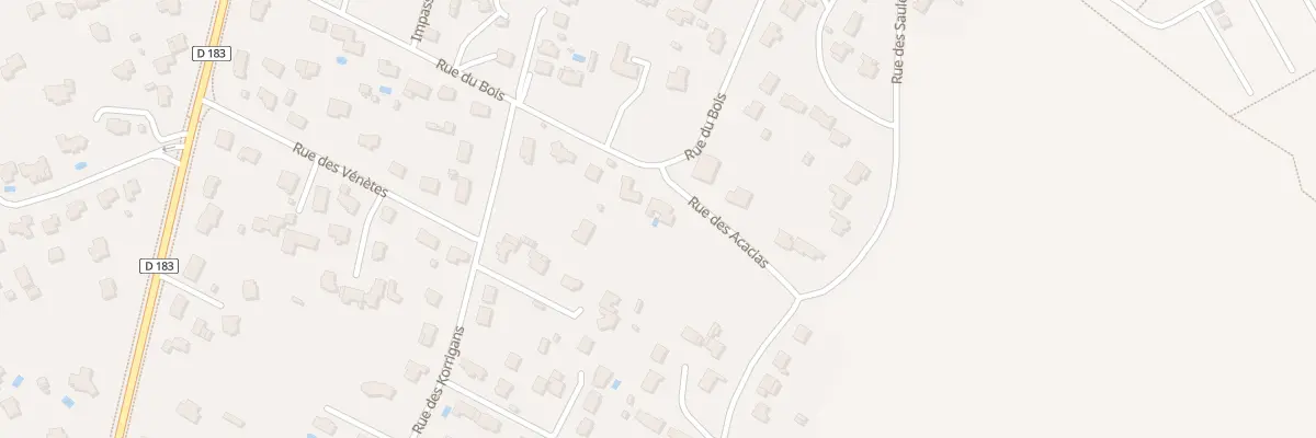 Plan du 20 Rue du Bois à Surzur