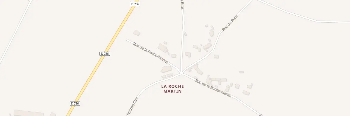 Plan du 5 Rue de la Roche Martin à Hillion