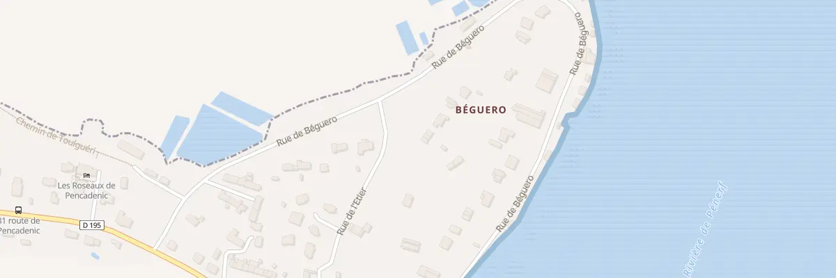 Plan du 16 Rue de Béguéro au Tour-du-Parc