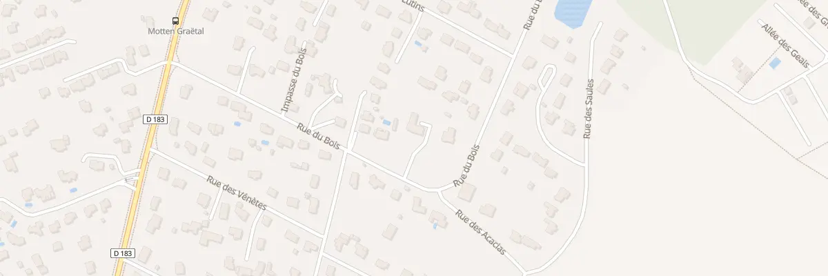 Plan du 6064 Rue du Bois à Surzur