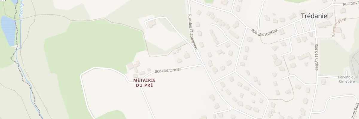 Plan du 4 Rue des Ormes à Trédaniel