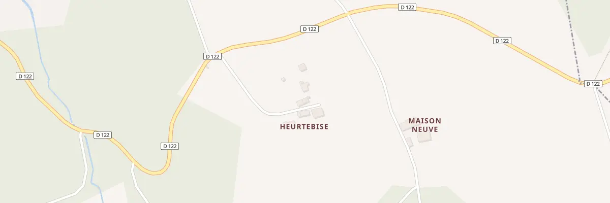 Plan du 5080 Heurtebise à Billio
