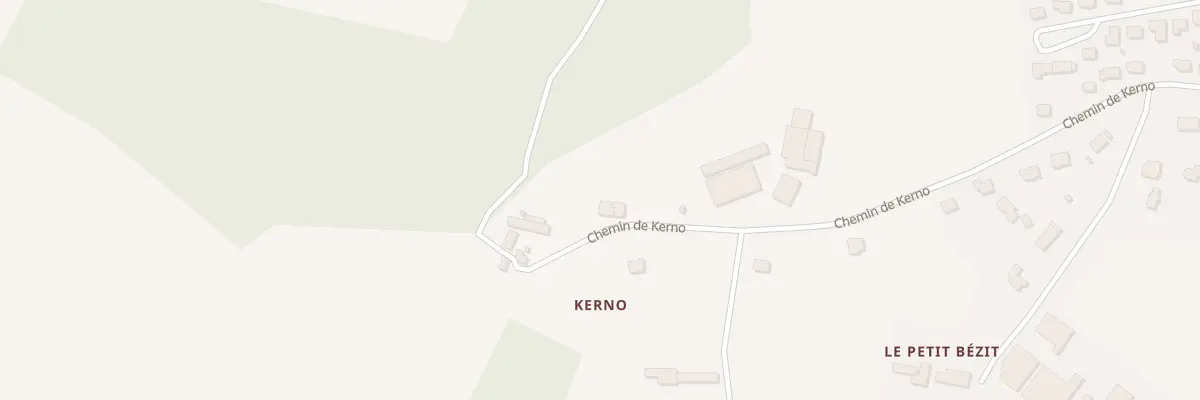 Plan du 5235 Kerno à Treffléan
