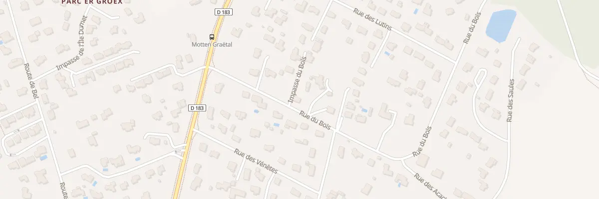 Plan du 9 Rue du Bois à Surzur