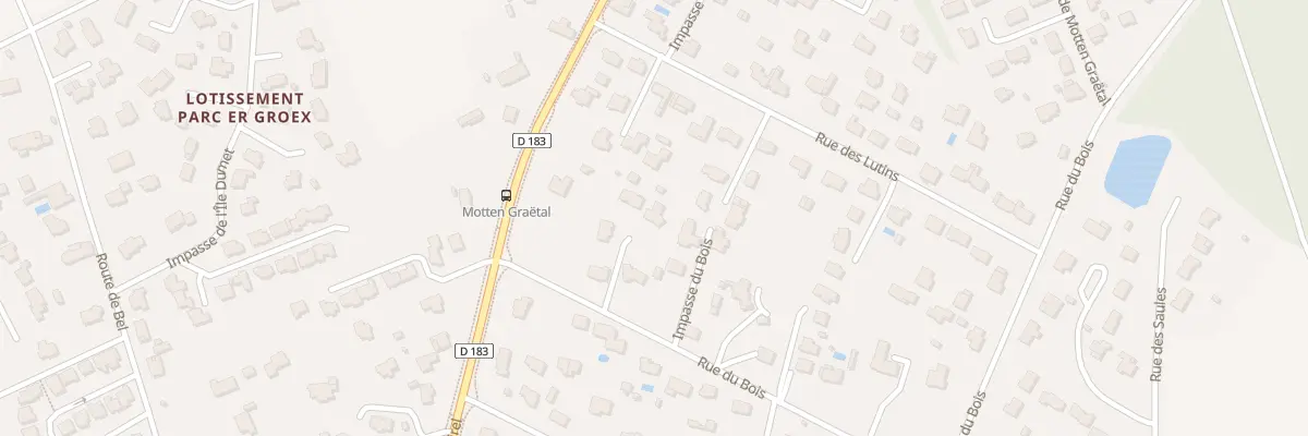 Plan du 6243 Rue du Bois à Surzur