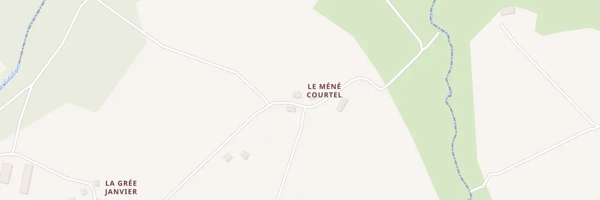 Plan du 5245 Le Méné Courtel à Billio