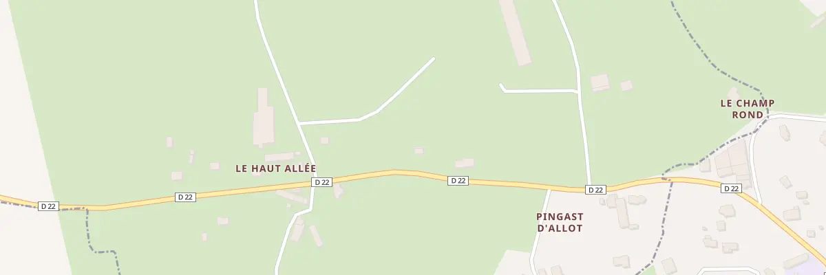 Plan du 11 Le Haut de l’Allée à Plouguenast-Langast