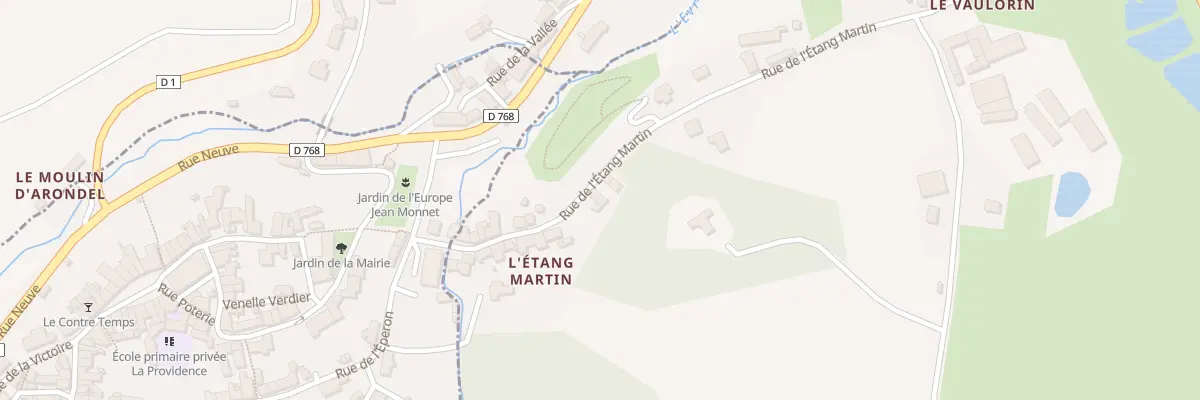Plan du 13 L’Etang Martin à Trédaniel