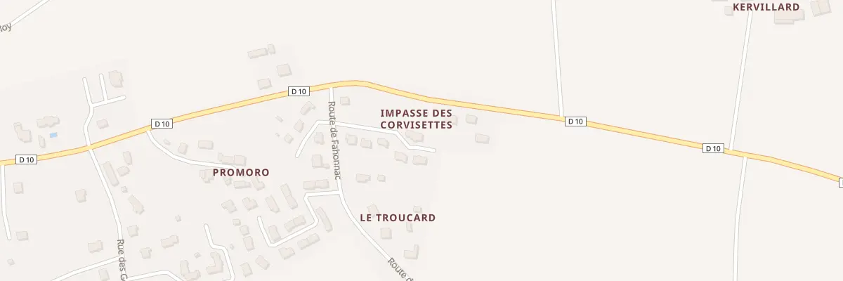 Plan du 6 Res du Paradis à Plumelec