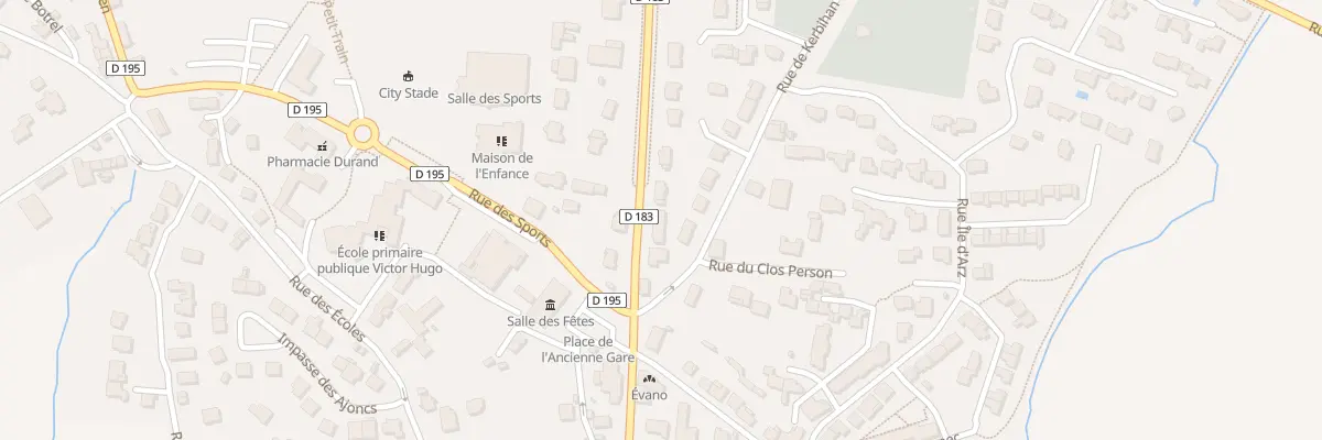 Plan du 2 Rue Gal Henri de Virel à Surzur