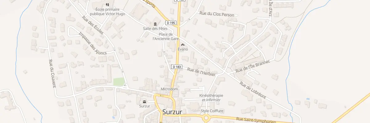 Plan du 5366A Rue de l’Herbier à Surzur