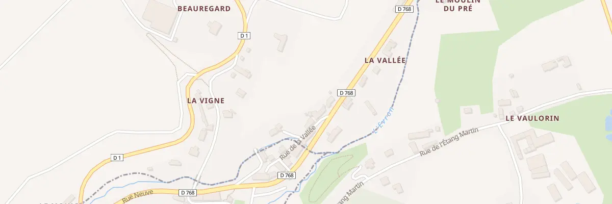 Plan du 5045 La Vallée à Hénon