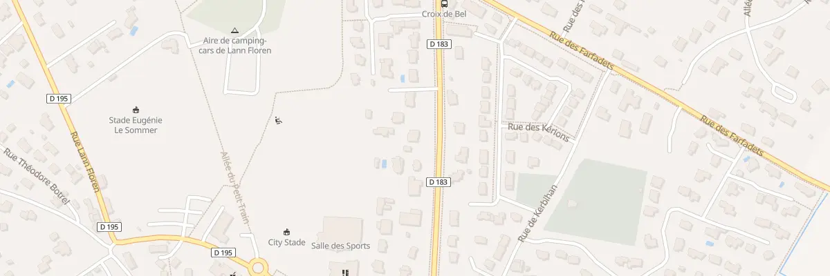 Plan du 6004 Rue Gal Henri de Virel à Surzur